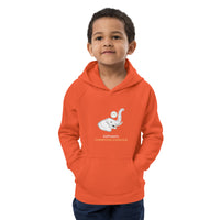 Sweat à capuche orange