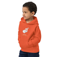 Sweat à capuche orange