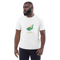 T-shirt unisexe blanc logo vert