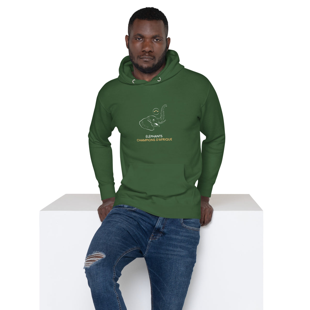 Sweat à Capuche Unisexe vert