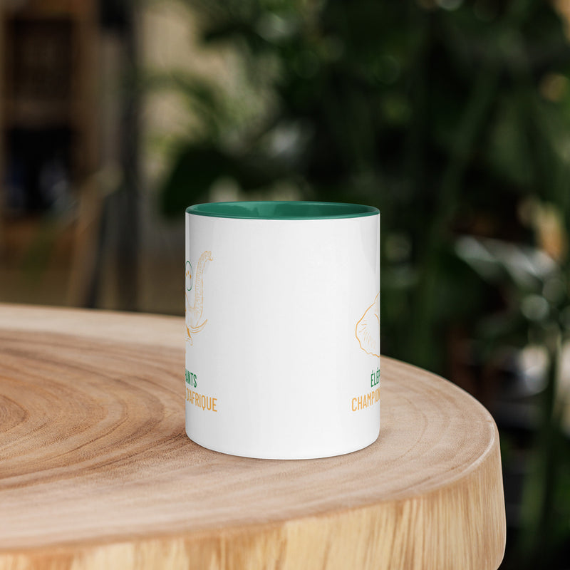 Mug à intérieur vert