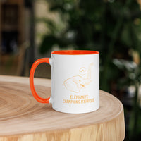 Mug à intérieur orange