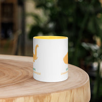 Mug à intérieur jaune