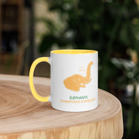 Mug à intérieur jaune