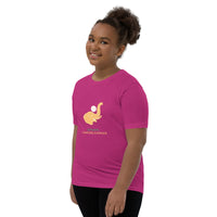 T-shirt à manches courtes unisexe fuchsia