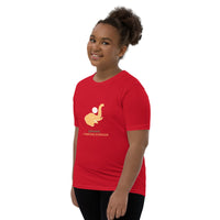 T-shirt à manches courtes unisexe rouge