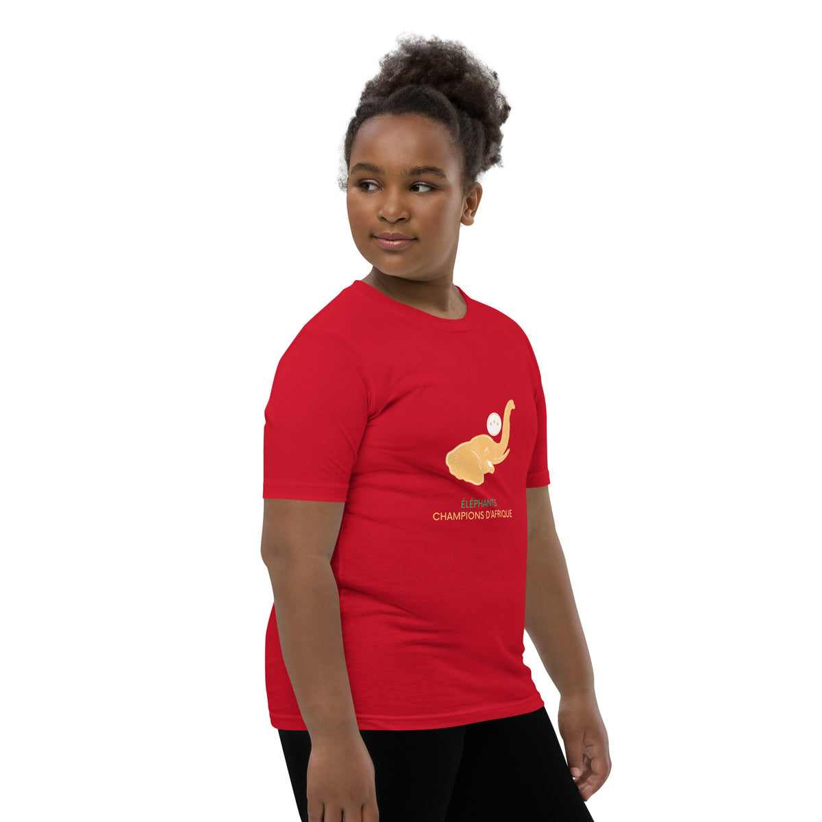 T-shirt à manches courtes unisexe rouge